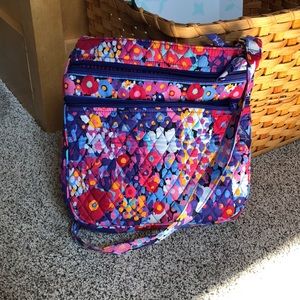 Vera Bradley triple zip crossbody